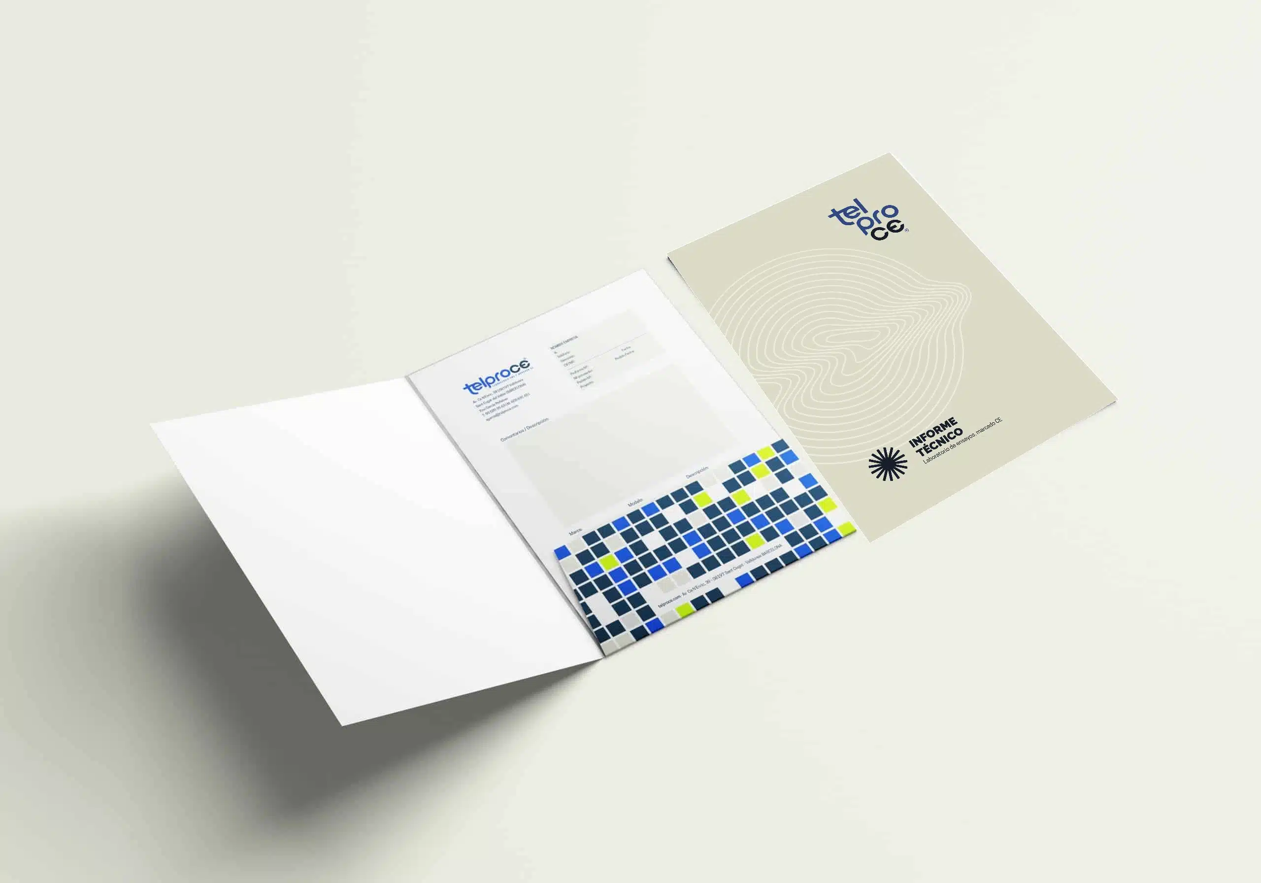 Informe técnico de ensayos EMC de telproCE junto a la carpeta del expediente de marcado CE